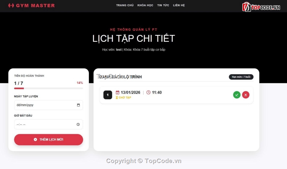 Ứng dụng,quản lý phòng gym,phòng gym